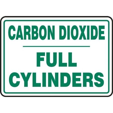 CYLINDER SIGN CARBON DIOXIDE CYLINDER MCPG519VP